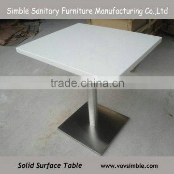 modern well polished solid surface table top / modified acrylic table