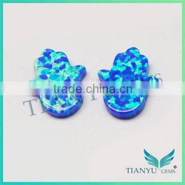 best quality palm hand shape synthetic opal stone competitive price