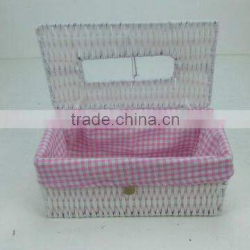 Handmade Plastic Garden Style Decorative Tissue Box photo-3