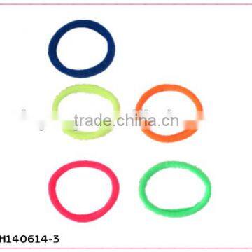 fluorescent Hair Elastic Band with metal knot Disposable Headband