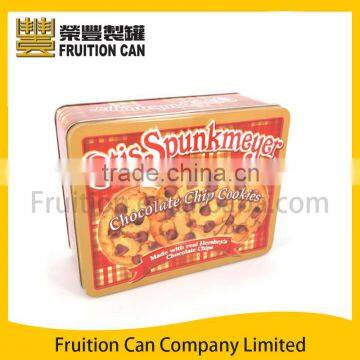 Rectangular Cookie Tin Can