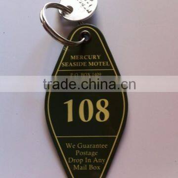 promotional cute custom metal number keychain