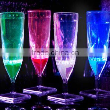 Liquid Activated Light-Up Champagne Flutes