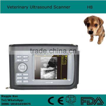 Handheld Veterinary Ultrasound machine Scanner vet Convex Probe V8 CE ISO approved