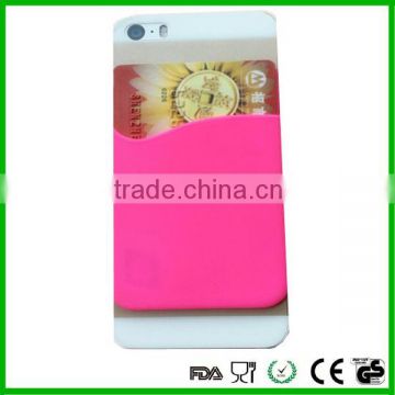 promotion silicone phone card holder