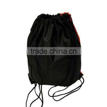 210D Polyester Colorblock Drawstring Backpack photo-2