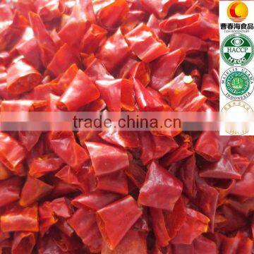 Export China certificate HACCP HALAL ISO FDA Pollution-free Pure hot sanying dry red chill ring