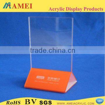 hot sell clear acrylic menu card cover