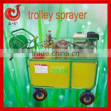 200L CE certificate trolley sprayer hand push pump sprayer