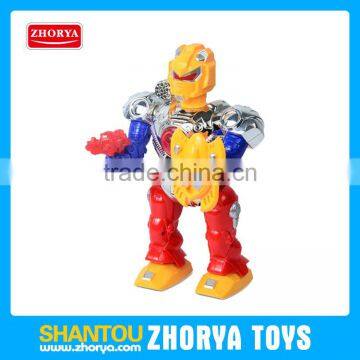 Best selling 2016 PVC BO robot battery operated robot toy robot toy with sound and light