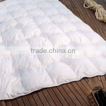 Wholesale Classic 70% white duck down comforter yangzhou wanda luxury feather home textile