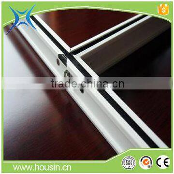 exposed slotted ceiling t grid for mineral fiber board