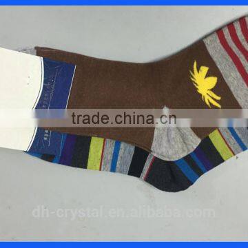 Men's Stripe Breathable Soft Cotton Casual Socks