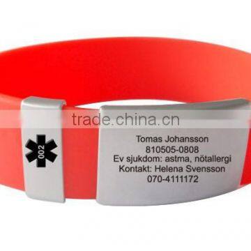 Manufacturers In China silicone band medical bracelets sports