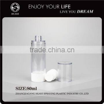 80ml manufacturer plastic airless pump bottle
