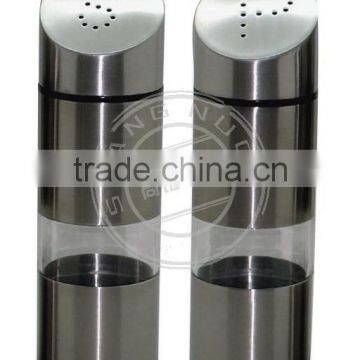 restaurant Stainless steel salt& pepper shaker gravity salt & pepper mill