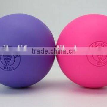 Dia 64mm OEM customized printed rubber hockey ball