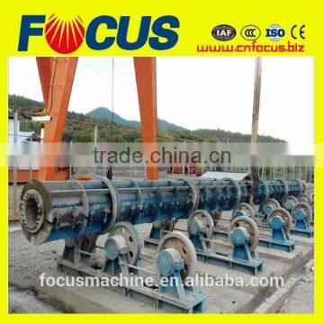 Automatic concrete gutter pipe making machine