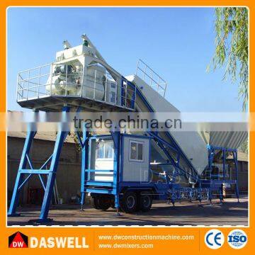 yhzs simple 75m3/h ready-mixed concrete batch plants