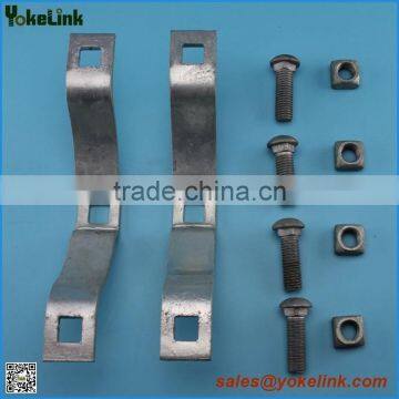 Hot Dip Galvanized 2-way/4-way Double Offset Pole Band photo-4