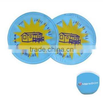 Promotion Cheap Custom Round Mini Foldable Nylon Frisbee Fan photo-6