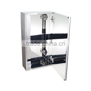 Stainless Steel Wall Mounted Bathroom Storage Cabinets with Mirror