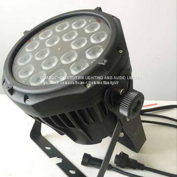 Popular Waterproof 18pcs 10w RGBW Led Par Light/LED Par Light outdoor 4in1 Led Stage lighting