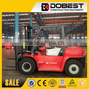 Most Popular 7 Tons Diesel Forklift Truck YTO CPCD70