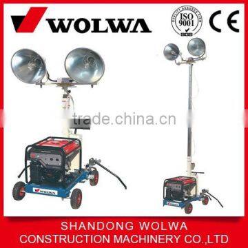 1000w*2 4 section telescopic portable light tower for sale