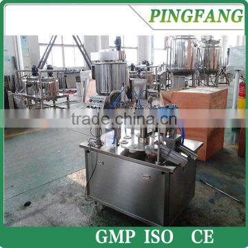 FGF-5 Semi auto small plastic tube filling & sealing machine for Medicinal, cosmetics