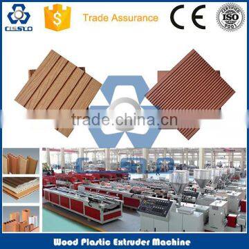 Wood plastic composite line wpc decking boards production machine