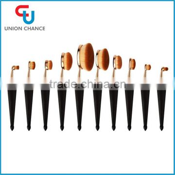 Private Label 10Pcs Oval Brush Set Makeup Alibaba News Umbrella Brushes