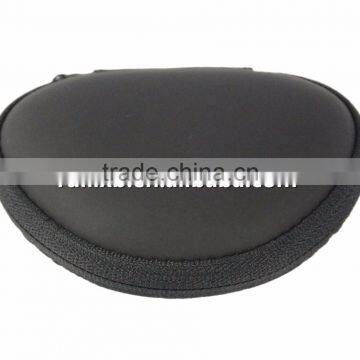 Digital Exports rolling earphone bag, promotion earphones case, earphones bag case earphone case classical black case