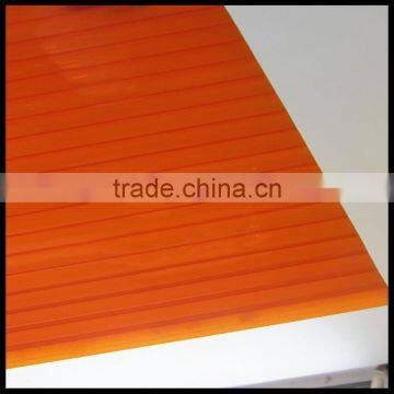 Polycarbonate Resin New Building Material Twin Wall Colored Polycarbonate Sheet for Roofs Skylight Awning photo-3