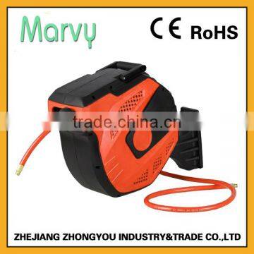 Export to Cananda 3/8 inch PVC hose plastic auto retractable air hose reel