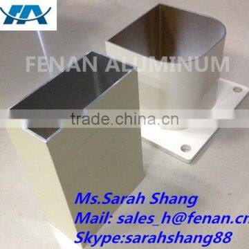 Aluminum Tubing Extrusion Blue Powder Coating Aluminum Pipe photo-6