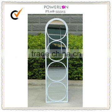 Decorative iron floor stand dressing mirror