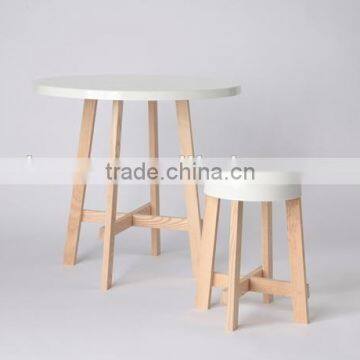 Wooden Chair Wooden Side Chair Color Painting photo-4