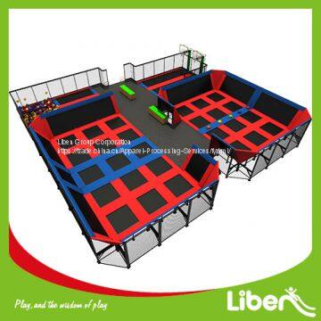 Professional Indoor Trampoline Park With Climbing Wall photo-2