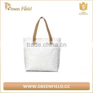 Paper shopping bag reusable tyvek paper shopping bag