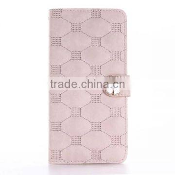 Embroidery Embossing Flower Flip Leather Phone Case With Magnet Clasp for IPhone 7 Plus photo-4