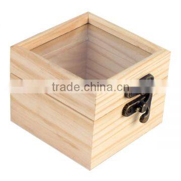 High-grade Wooden Packaging Box Transparent Window Custom Display Wood Box photo-4