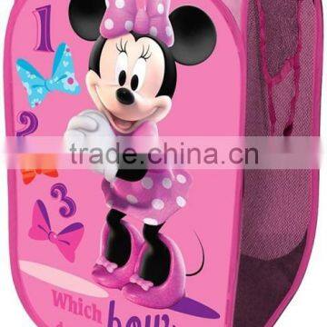 Cute cartoon Winnie polyester laundry hamper Pop up laundry hamper