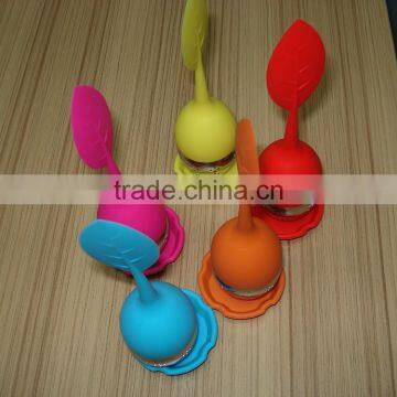 Factory 100% Food Grade Silicone Tea Infuser/tea Strainer With Pallet photo-4