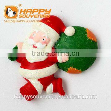 Happy Snow Man Fridge Magnet for Christmas,Christmas Gift Souvenir 3D Resin Fridge Magnet