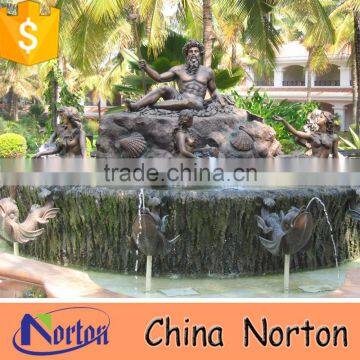 European style big garden bronze mermaid fountain for sale NTBF-L378S