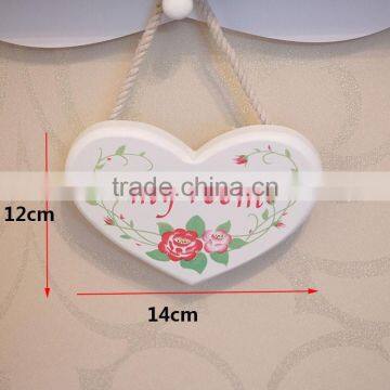 Decorative Diy Kids Door Plate,home Deco Wood Doorplate photo-2