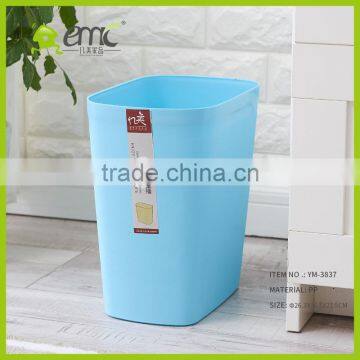 Plastic Dust Bin for Indoor Places, PP Rubbish Bin for Household, Plastic Rectangle Rubbish Bin photo-2