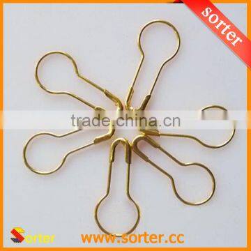 Metal Pear Shaped Safty Pin /metal Garment Safety Pin /Gold Handtag Pin photo-4