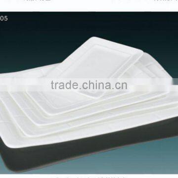 2014 Hot Sale White Porcelain Barbecue Plate